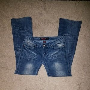 Hot Kiss Stretch Blue Jeans 3 Short